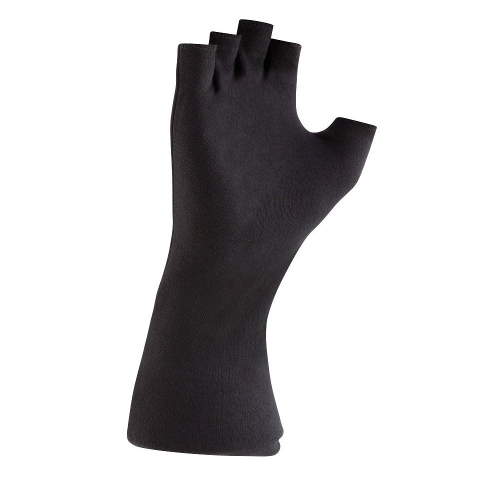 ULM GLOVES Long Wrist Fingerless in black