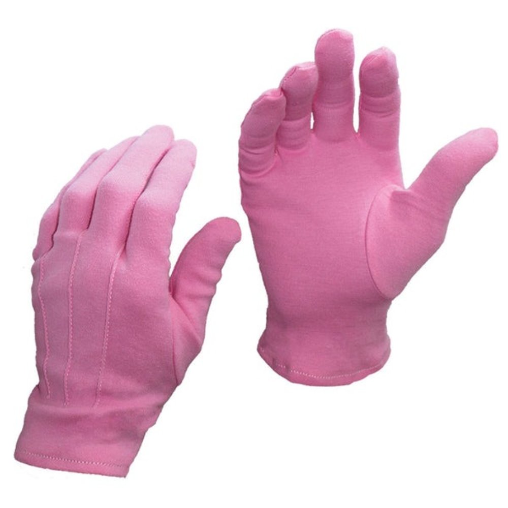 Pink Cotton Gloves