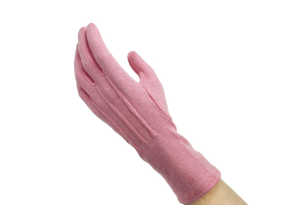 PINK Long Wrist Marching Gloves